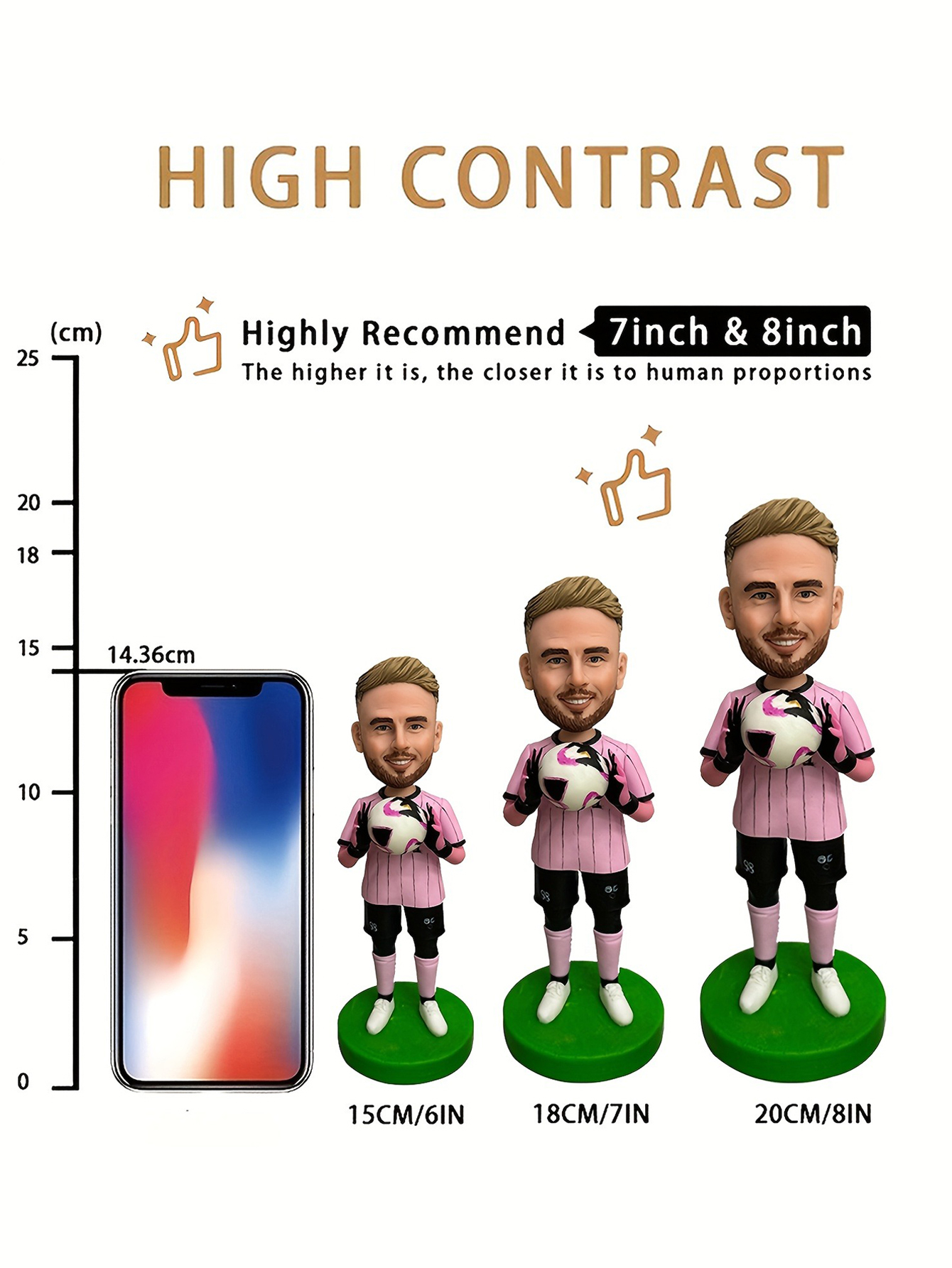 Custom Cartoon Style Bobblehead Figurine